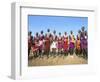 Alamal, Ritual Festival, Maasai Village (Manyatta), Rift Valley, Southeast Kenya-Bruno Barbier-Framed Photographic Print