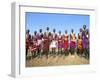 Alamal, Ritual Festival, Maasai Village (Manyatta), Rift Valley, Southeast Kenya-Bruno Barbier-Framed Photographic Print
