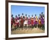 Alamal, Ritual Festival, Maasai Village (Manyatta), Rift Valley, Southeast Kenya-Bruno Barbier-Framed Photographic Print