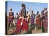 Alamal, Ritual Festival, Maasai Village (Manyatta), Rift Valley, Southeast Kenya-Bruno Barbier-Stretched Canvas