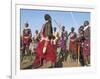 Alamal, Ritual Festival, Maasai Village (Manyatta), Rift Valley, Southeast Kenya-Bruno Barbier-Framed Photographic Print