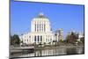 Alameda County Court House and Lake Merritt-Richard Cummins-Mounted Photographic Print