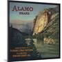 Alamo Brand - Fillmore, California - Citrus Crate Label-Lantern Press-Mounted Art Print