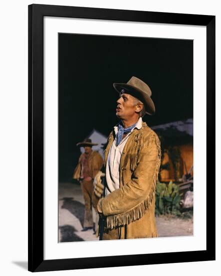 Alamo by JohnWayne with Richard Widmark, 1960 (photo)-null-Framed Photo