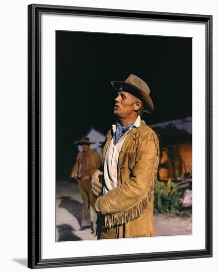 Alamo by JohnWayne with Richard Widmark, 1960 (photo)-null-Framed Photo