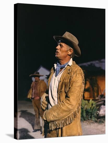 Alamo by JohnWayne with Richard Widmark, 1960 (photo)-null-Stretched Canvas