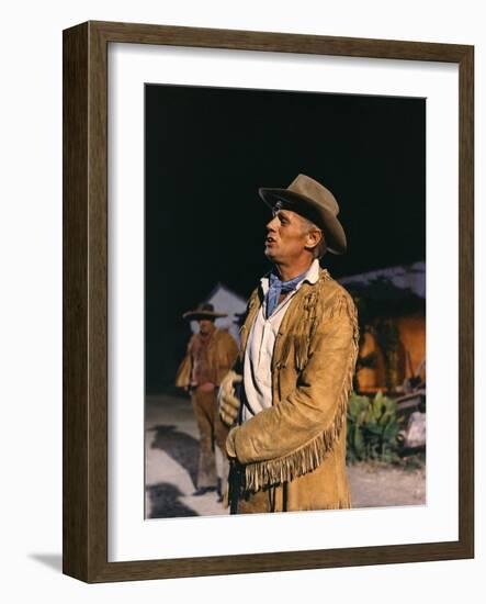 Alamo by JohnWayne with Richard Widmark, 1960 (photo)-null-Framed Photo