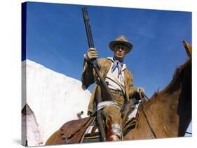 Alamo by JohnWayne with Richard Widmark, 1960 (photo)-null-Stretched Canvas