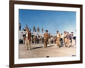 Alamo by JohnWayne with Richard Widmark and John Wayne, 1960 (photo)-null-Framed Photo