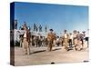 Alamo by JohnWayne with Richard Widmark and John Wayne, 1960 (photo)-null-Stretched Canvas