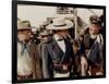 Alamo by JohnWayne with Richard Widmark, John Wayne and Laurence Harvey, 1960 (photo)-null-Framed Photo