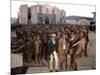 Alamo by JohnWayne with Richard Widmark, John Wayne and Laurence Harvey, 1960 (photo)-null-Mounted Photo