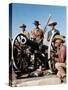 Alamo by JohnWayne with Richard Widmark, John Wayne and Laurence Harvey, 1960 (photo)-null-Stretched Canvas