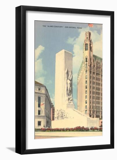 Alamo Cenotaph, San Antonio-null-Framed Art Print