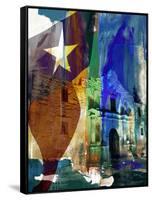 Alamo Flag-Sisa Jasper-Framed Stretched Canvas