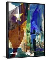 Alamo Flag-Sisa Jasper-Framed Art Print