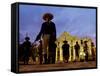 Alamo Memorial Service-Eric Gay-Framed Stretched Canvas