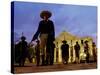 Alamo Memorial Service-Eric Gay-Stretched Canvas