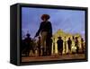 Alamo Memorial Service-Eric Gay-Framed Stretched Canvas