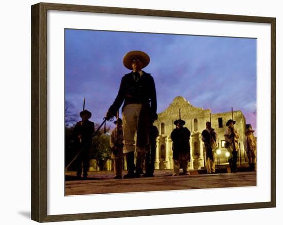 Alamo Memorial Service-Eric Gay-Framed Photographic Print