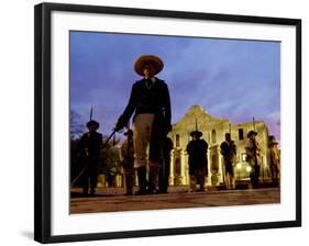 Alamo Memorial Service-Eric Gay-Framed Photographic Print