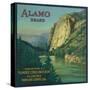 Alamo Orange Label - Fillmore, CA-Lantern Press-Stretched Canvas
