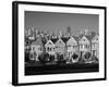Alamo Square and City Skyline, San Francisco, California Usa-Gavin Hellier-Framed Photographic Print