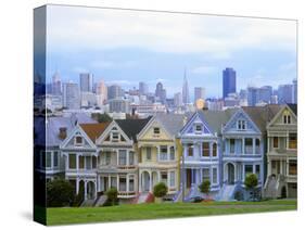 Alamo Square Park, San Francisco, California, USA-John Alves-Stretched Canvas