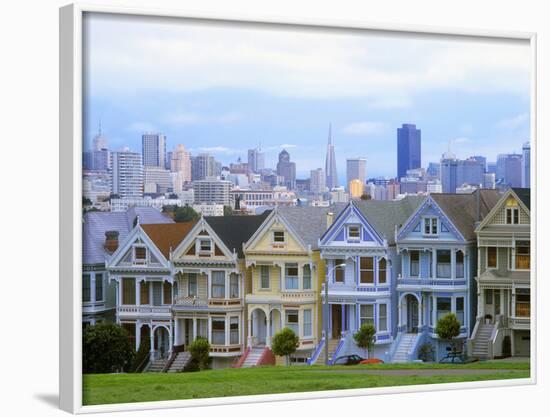 Alamo Square Park, San Francisco, California, USA-John Alves-Framed Photographic Print