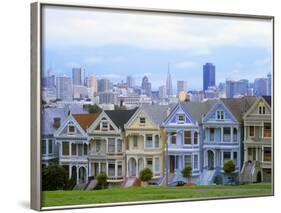 Alamo Square Park, San Francisco, California, USA-John Alves-Framed Photographic Print