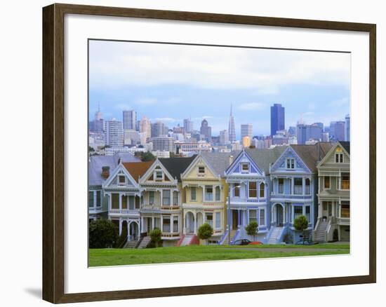 Alamo Square Park, San Francisco, California, USA-John Alves-Framed Photographic Print