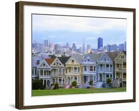 Alamo Square Park, San Francisco, California, USA-John Alves-Framed Photographic Print