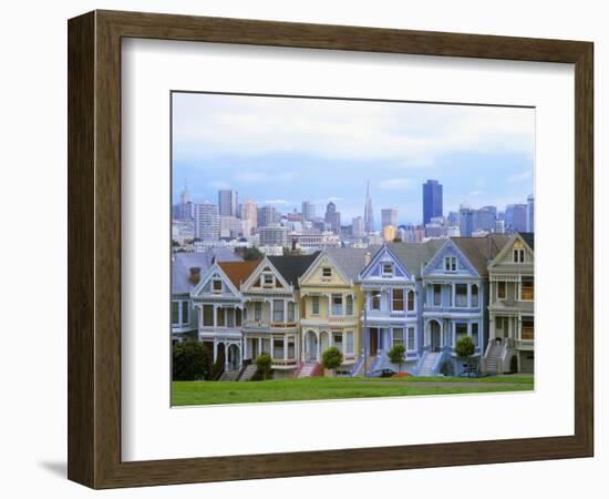 Alamo Square Park, San Francisco, California, USA-John Alves-Framed Photographic Print