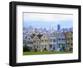 Alamo Square Park, San Francisco, California, USA-John Alves-Framed Photographic Print