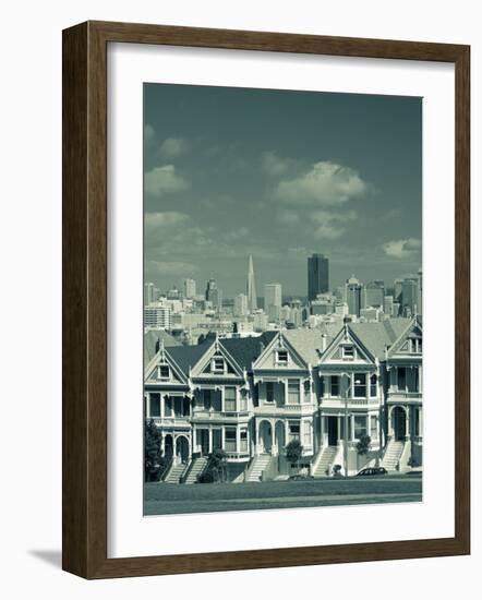 Alamo Square, San Francisco, California, USA-Walter Bibikow-Framed Photographic Print