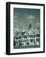 Alamo Square, San Francisco, California, USA-Walter Bibikow-Framed Photographic Print