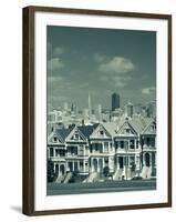 Alamo Square, San Francisco, California, USA-Walter Bibikow-Framed Photographic Print