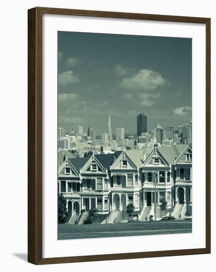 Alamo Square, San Francisco, California, USA-Walter Bibikow-Framed Photographic Print