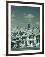 Alamo Square, San Francisco, California, USA-Walter Bibikow-Framed Photographic Print