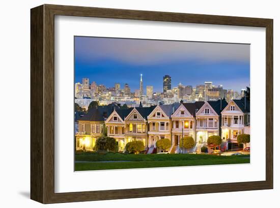 Alamo Square San Francisco-null-Framed Art Print