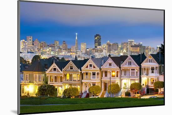 Alamo Square San Francisco-null-Mounted Art Print