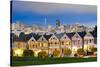 Alamo Square San Francisco-null-Stretched Canvas