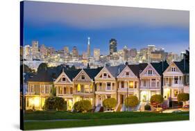 Alamo Square San Francisco-null-Stretched Canvas