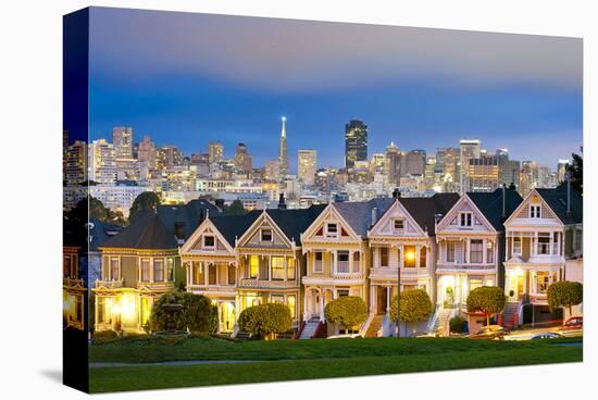 Alamo Square San Francisco-null-Stretched Canvas