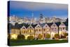 Alamo Square San Francisco-null-Stretched Canvas