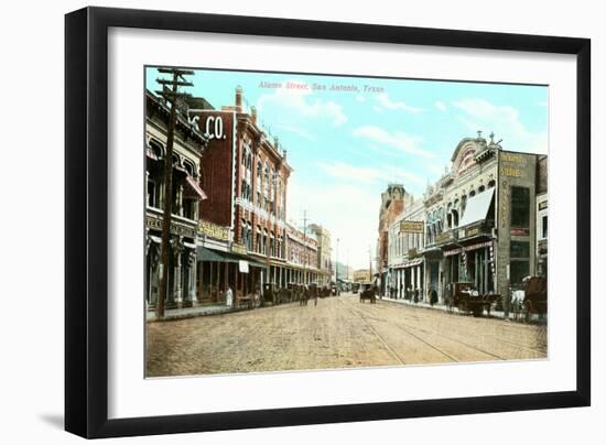 Alamo Street, San Antonio, Texas-null-Framed Art Print