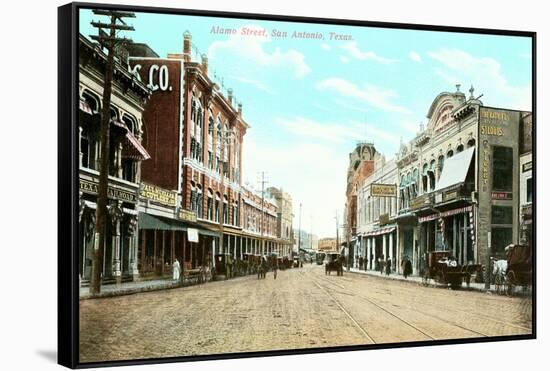 Alamo Street, San Antonio, Texas-null-Framed Stretched Canvas