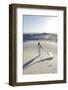 Alamogordo, New Mexico. Woman Walking in White Sands National Monument-Julien McRoberts-Framed Photographic Print