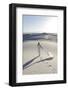 Alamogordo, New Mexico. Woman Walking in White Sands National Monument-Julien McRoberts-Framed Photographic Print