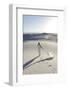 Alamogordo, New Mexico. Woman Walking in White Sands National Monument-Julien McRoberts-Framed Photographic Print